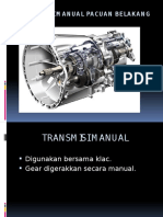 Transmisi Manual Pacuan Belakang