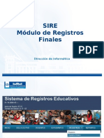 Sire Modulo RegisTros Finales 2016