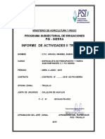 Caratula - Informe Trimestral Araceli 2015