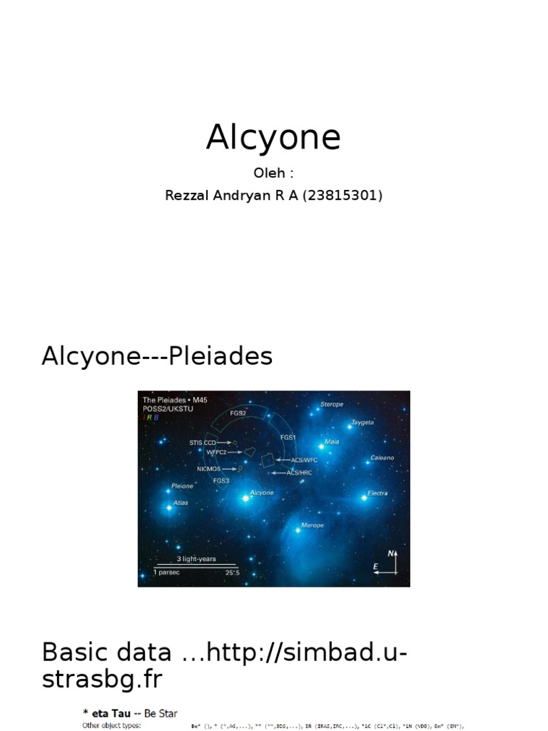 Alcyone: Key Facts About the Star | PDF