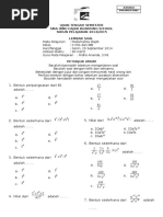 Soal Matematika Kelas X Wajib