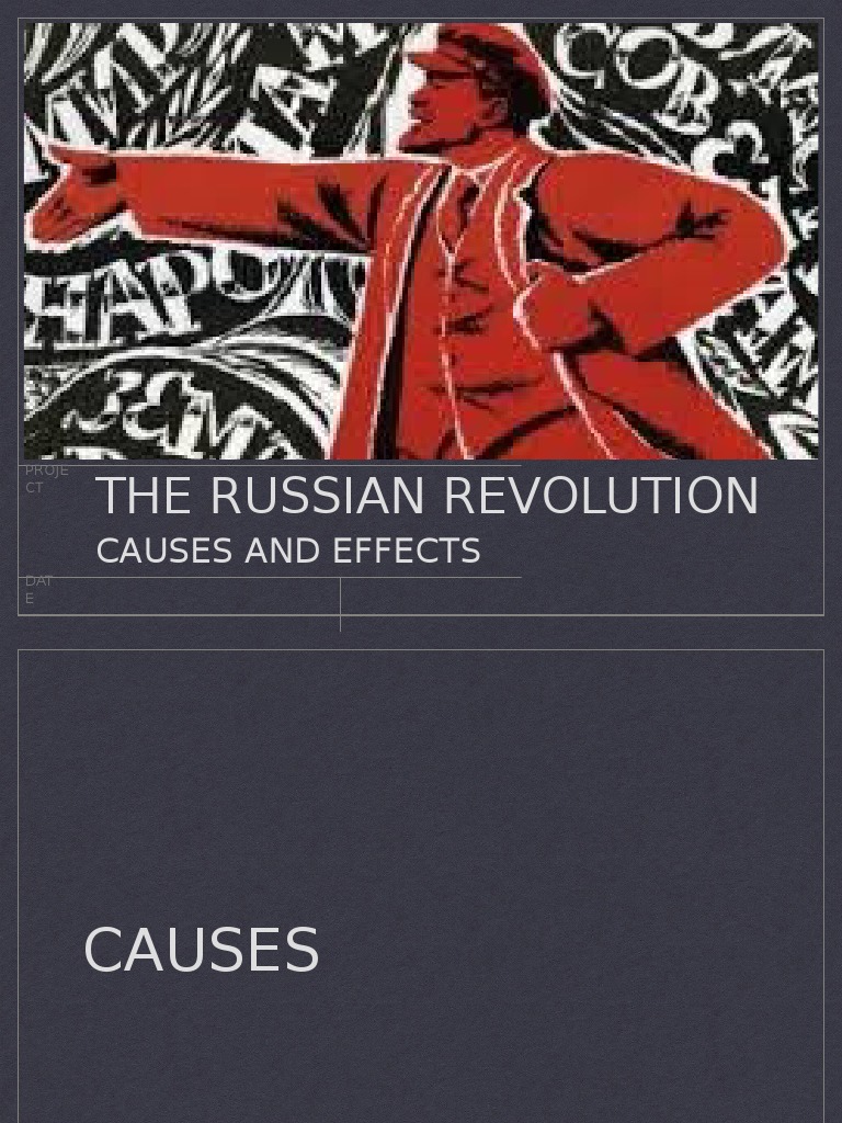 The Russian Revolution Causes And Effects Pdf Russian Empire