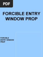 Forcible Entry Window Prop