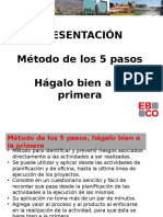 5 Pasos Hágalo Bien A La Primera