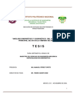 Análisis Energético Y Exergético Del Condensador Principal de Un Ciclo Híbrido de 550 MW