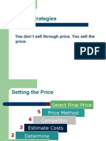Imm Pricing Strategies