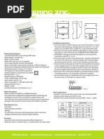 Electric Meter Reading Log Template | PDF