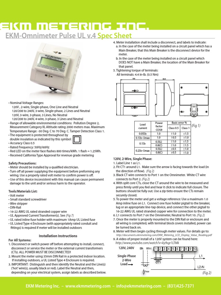 EKM-Omnimeter Installation Guide | PDF | Science & Mathematics | Computers