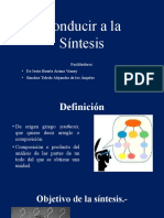 Conducir a la Síntesis: Definición, Objetivo y Recomendaciones