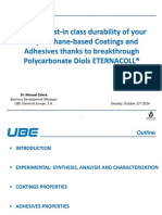 Achieve Bestin Class Durability of Your Polyurethanebased Coatings Adhesives Thanks to Breakthrough Polycarbonate Diols