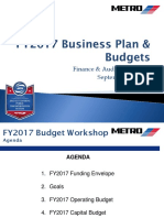 Metro Budget Presentation