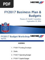 Metro Budget Presentation