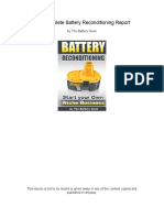 Battery Reconditioning