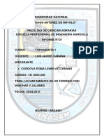 INFORME N° 1 topografia