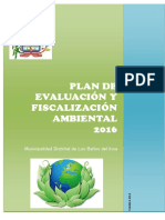 Tratamiento de Residuos Solidos, Plan de Inspeccion Ambiental.