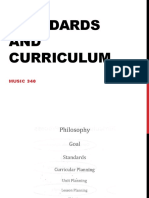 Music Standards and Curriculum Guide for MUS 340