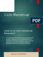 Ciclo Menstrual