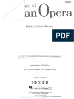 Anthology of Italian Opera - Tenor - Ricordi