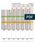 Quadro Horário de Planejamento Semanal