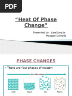 Heat of Phase Change