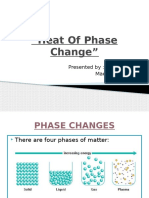 Heat of Phase Change Explained