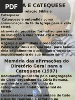 Biblia e Catequese