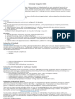 tech integration matrix treck