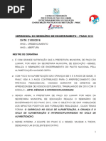 Cerimonial de Abertura Formação