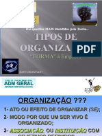 10 - Adm - Abordagem Neoclássica - Tipos de Organizacao