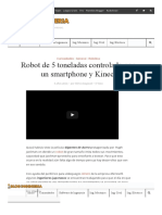 Robot de 5 Toneladas Controlado Con Un Smartphone y Kinect - Blog Ingeniería