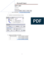 Primeros Pasos Microsoft Project