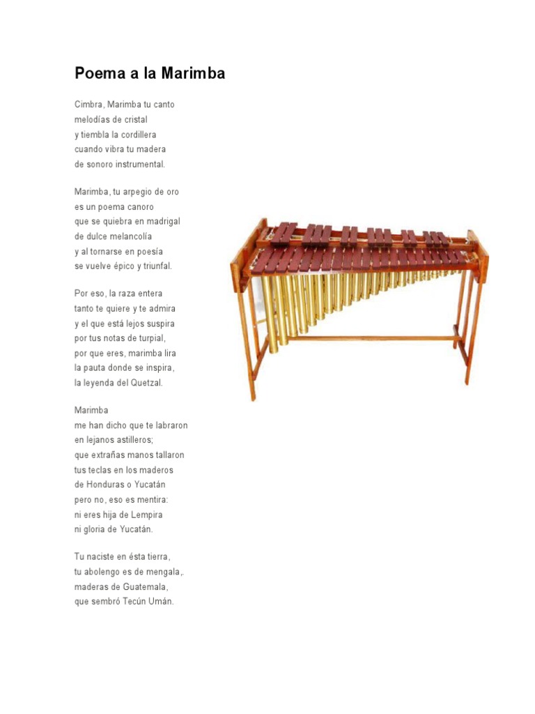 Poema A La Marimba PDF