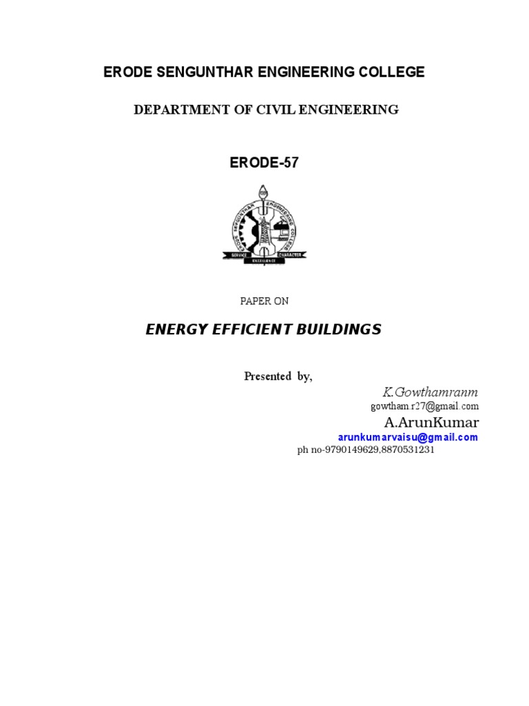 Energy Efficient Building | PDF | Green Building | Polystyrene