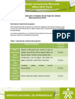 Microsoft Office 2010 Excel. Unidad 1 V5