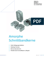AMCC Brochuere Amorphe Schnittbandkerne