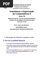 14 - Memória Cache - Uso Da Localidade Espacial