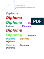 LETRAS Diplomas