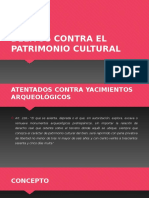 Delitos Contra El Patrimonio Cultural