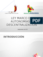 Diapositivas Ley Marco de Autonomia