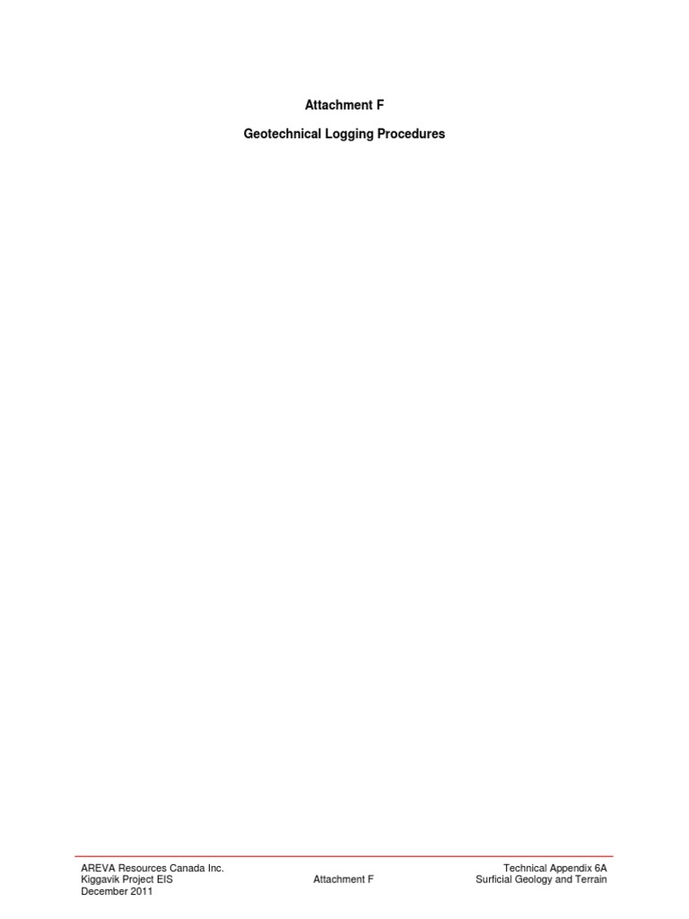 Geotechnical Core Logging Manual | PDF