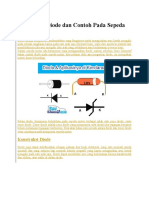 Pengertian Diode Dan Contoh Pada Sepeda Motor