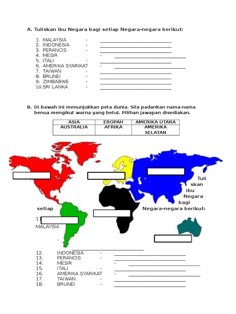 Tuliskan Ibu Negara Bagi Setiap Negara Pdf