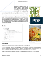 Arroz - Wikipedia, La Enciclopedia Libre PDF