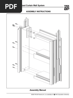 Unitized Curtain Wall System Framing Construction