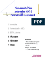 CH3 Photo-Stimulated Phase Transformations of LCs Photocontrollable LC Actuators II 102 最後上課版