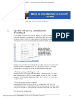 Tips Dan Trik Excel - 3 Cara Membuka Protect Excel - Just My Hobby PDF