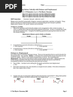 Describing Motion Verbally With Distance and Displacement