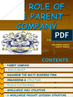 The Role of The Parent Company