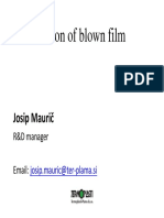 Extrusion of Blown Film: Josip Maurič