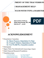 Development of Thai version of Diabetes Management Self-Efficacy Scale